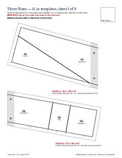 Page 19 of the Three Pines Quilt Block Pattern PDF
