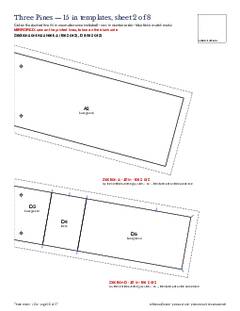 Page 20 of the Three Pines Quilt Block Pattern PDF