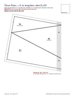 Page 21 of the Three Pines Quilt Block Pattern PDF