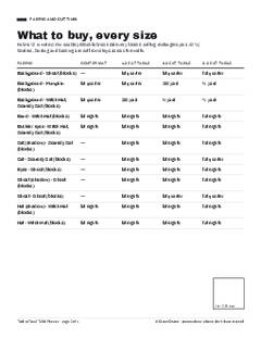 Page 2 of the Trick or Treat Table Runner Pattern PDF