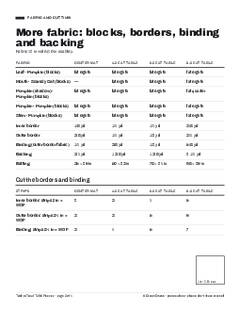Page 3 of the Trick or Treat Table Runner Pattern PDF