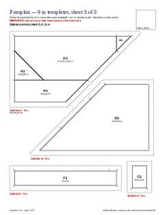 Page 11 of the Trick or Treat Table Runner Pattern PDF