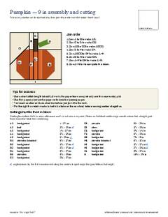 Page 13 of the Trick or Treat Table Runner Pattern PDF
