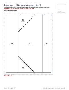 Page 15 of the Trick or Treat Table Runner Pattern PDF