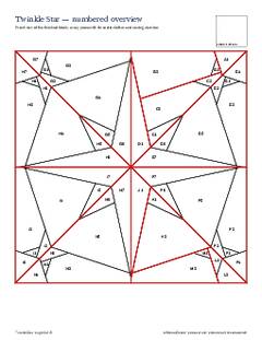 Page 3 of the Twinkle Star Quilt Block Pattern PDF