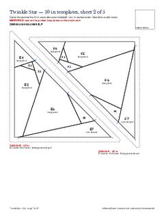 Page 7 of the Twinkle Star Quilt Block Pattern PDF