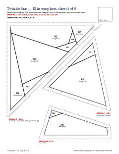 Page 16 of the Twinkle Star Quilt Block Pattern PDF