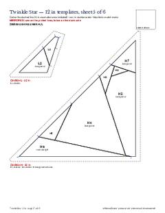 Page 17 of the Twinkle Star Quilt Block Pattern PDF