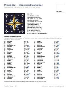 Page 19 of the Twinkle Star Quilt Block Pattern PDF