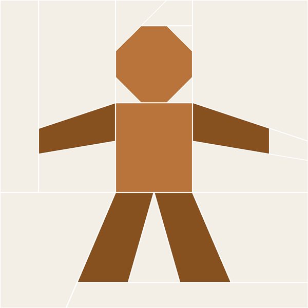Gingerbread Man block