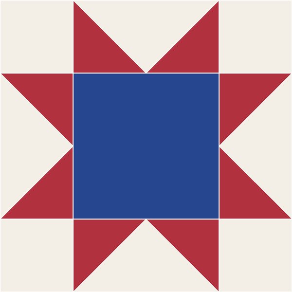 Sawtooth Star block