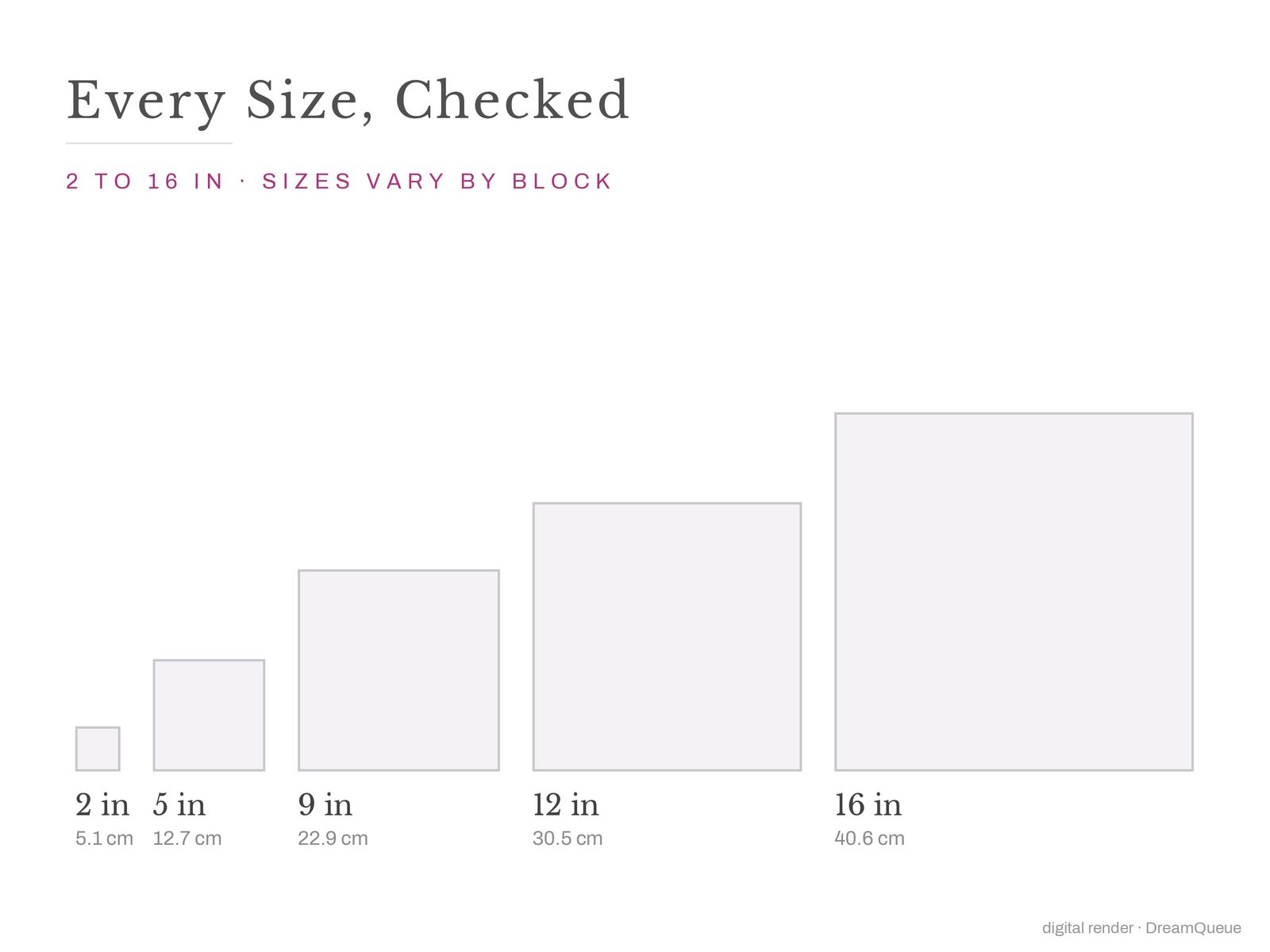 The whole-shop bundle of 56 quilt blocks at every finished size: 2, 3, 4, 5, 6, 8, 9, 10, 12, 14, 15 and 16 inch