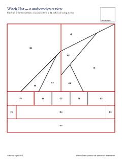Page 3 of the Witch Hat Quilt Block Pattern PDF