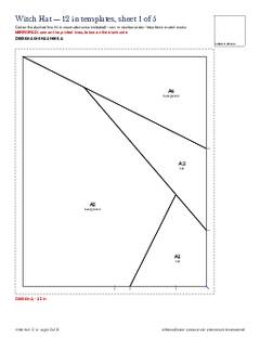 Page 15 of the Witch Hat Quilt Block Pattern PDF