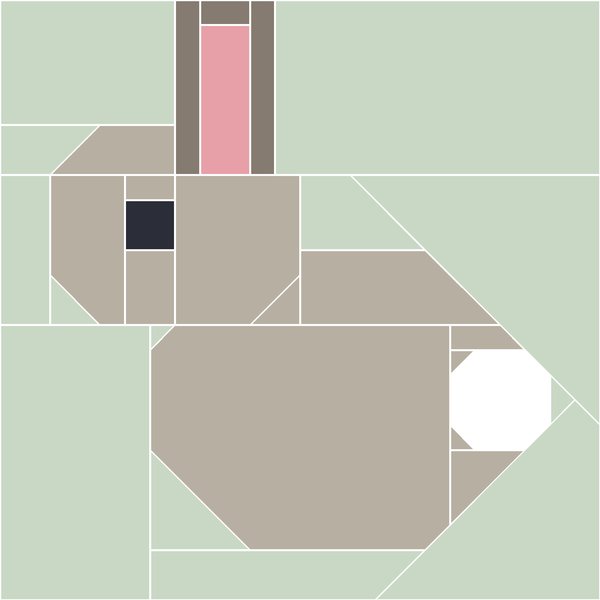 Sitting Rabbit block