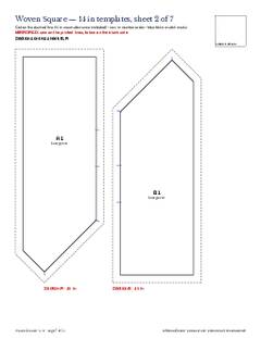 Page 7 of the Woven Square Quilt Block Pattern PDF
