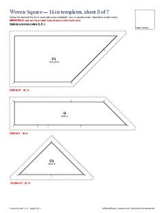 Page 8 of the Woven Square Quilt Block Pattern PDF