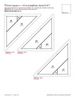 Page 11 of the Woven Square Quilt Block Pattern PDF