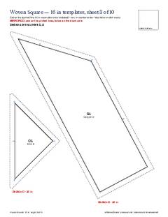 Page 16 of the Woven Square Quilt Block Pattern PDF