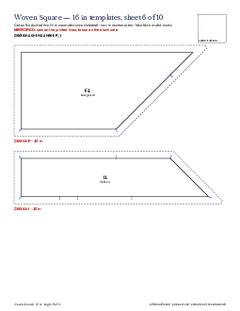 Page 19 of the Woven Square Quilt Block Pattern PDF