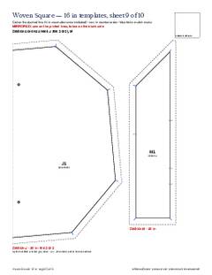 Page 22 of the Woven Square Quilt Block Pattern PDF