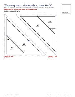 Page 23 of the Woven Square Quilt Block Pattern PDF