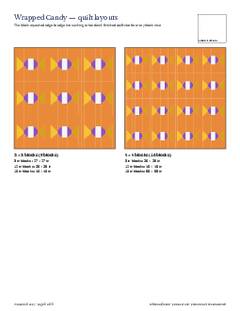 Page 5 of the Wrapped Candy Quilt Block Pattern PDF