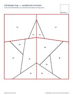 Page 3 of the Christmas Star Quilt Block Pattern PDF