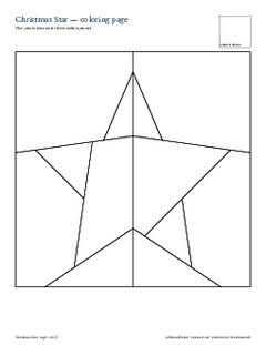 Page 4 of the Christmas Star Quilt Block Pattern PDF