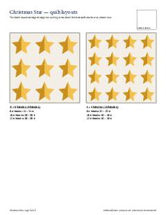 Page 5 of the Christmas Star Quilt Block Pattern PDF
