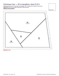 Page 11 of the Christmas Star Quilt Block Pattern PDF