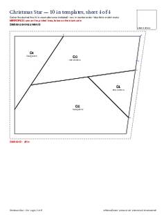 Page 13 of the Christmas Star Quilt Block Pattern PDF