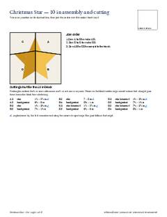 Page 14 of the Christmas Star Quilt Block Pattern PDF