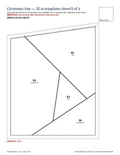 Page 16 of the Christmas Star Quilt Block Pattern PDF
