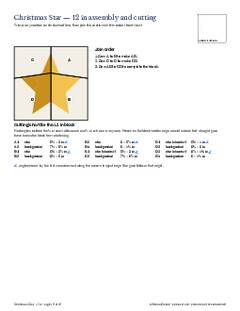Page 19 of the Christmas Star Quilt Block Pattern PDF