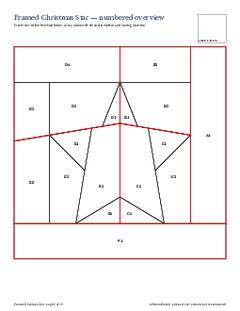 Page 3 of the Framed Christmas Star Quilt Block Pattern PDF