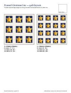 Page 5 of the Framed Christmas Star Quilt Block Pattern PDF