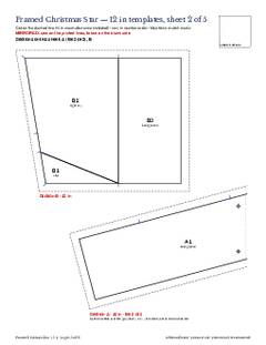 Page 12 of the Framed Christmas Star Quilt Block Pattern PDF