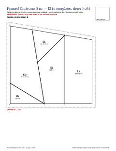 Page 14 of the Framed Christmas Star Quilt Block Pattern PDF