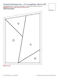 Page 20 of the Framed Christmas Star Quilt Block Pattern PDF