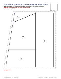 Page 21 of the Framed Christmas Star Quilt Block Pattern PDF