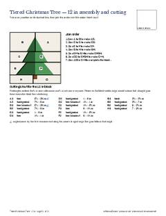 Page 21 of the Tiered Christmas Tree Quilt Block Pattern PDF